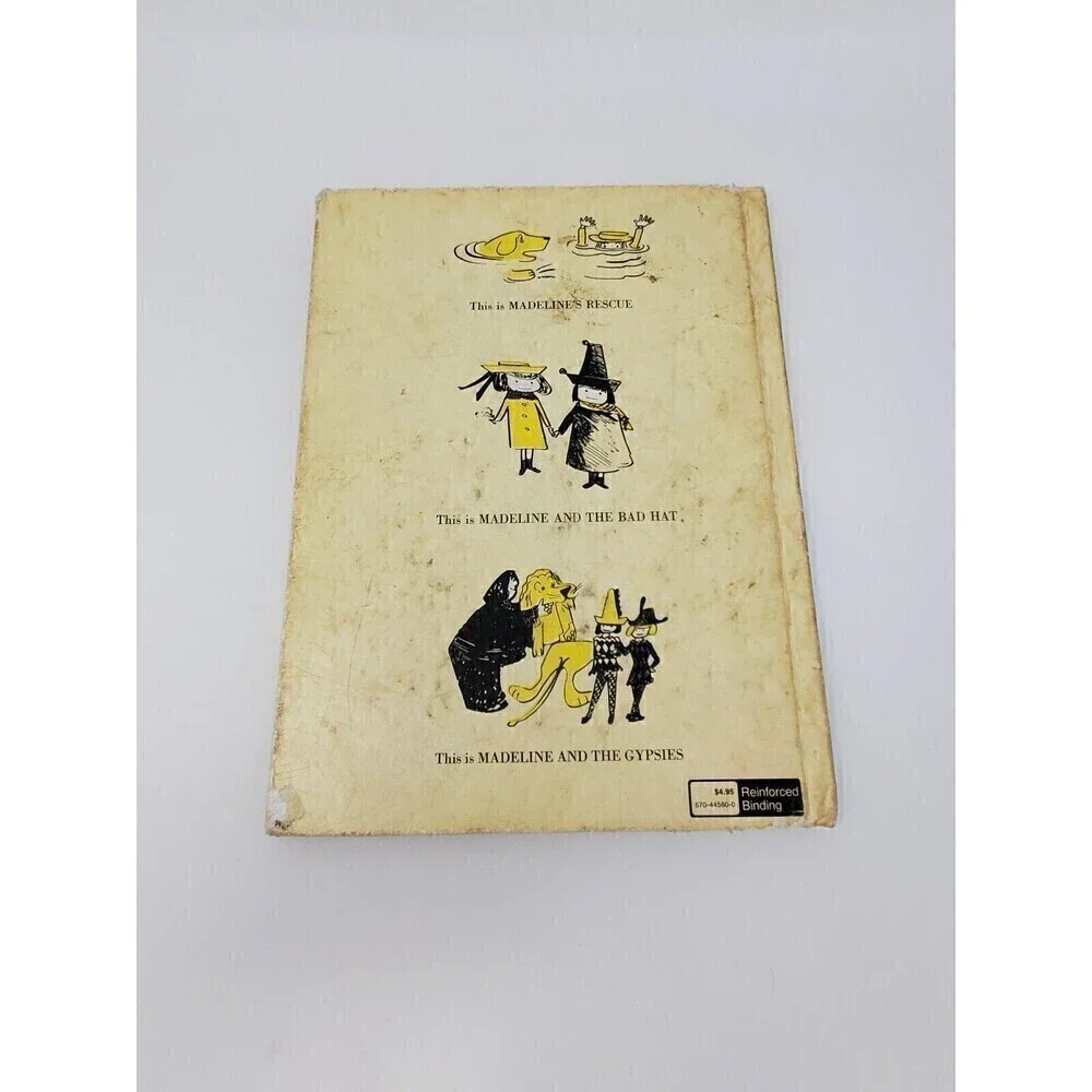 VINTAGE MADELINE HARDCOVER PICTURE BOOKS CHILDREN SET OF TWO MADELINE BAD HAT